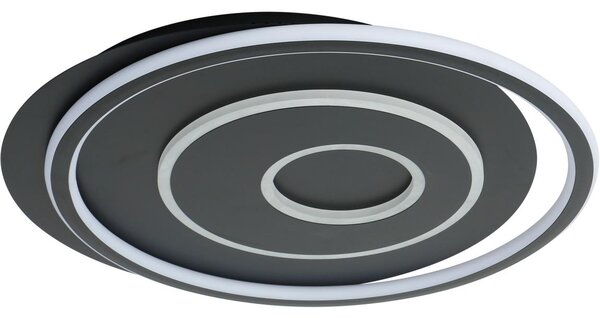 Brilagi - Димируемо LED таванно осветително тяло IRIS LED/83W/230V 46x50 cm черно + дистанционно управление