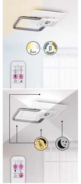 Rabalux 2937 - димируема LED полилей LED/48W/230V 3000K/4000K/6000K + с дистанционно управление