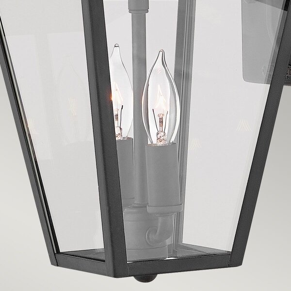 Quintiesse QN-ALFORD-PLACE2-S-MB - Външна стенна лампа ALFORD S 2xE14/40W/230V IP44