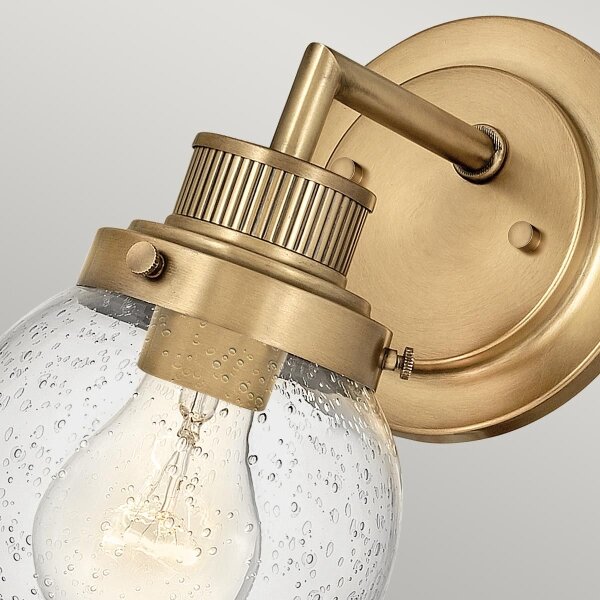 Quintiesse QN-POPPY1-HB-BATH - Стенно осветително тяло за баня POPPY 1xE27/60W/230V IP44 златисто