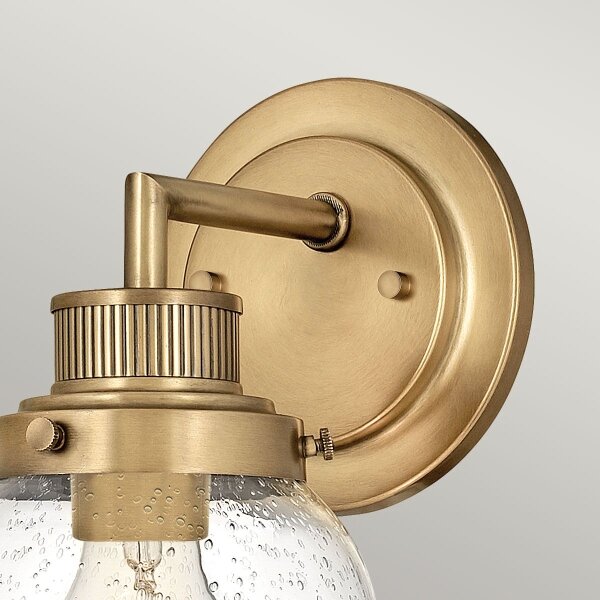 Quintiesse QN-POPPY1-HB-BATH - Стенно осветително тяло за баня POPPY 1xE27/60W/230V IP44 златисто
