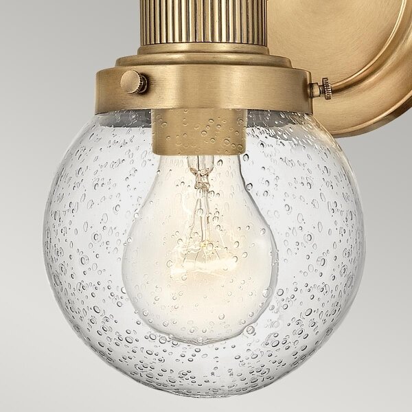 Quintiesse QN-POPPY1-HB-BATH - Стенно осветително тяло за баня POPPY 1xE27/60W/230V IP44 златисто