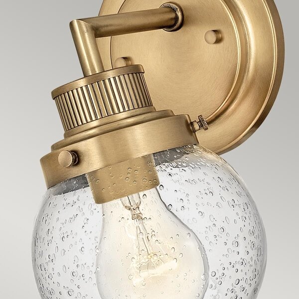 Quintiesse QN-POPPY1-HB-BATH - Стенно осветително тяло за баня POPPY 1xE27/60W/230V IP44 златисто