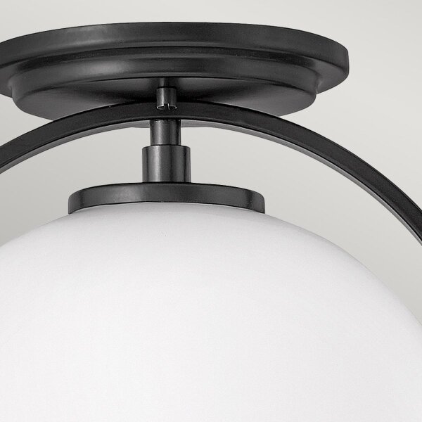 Quintiesse QN-SOMERSET-F-O-BK - Плафон SOMERSET 1xE27/60W/230V, черен
