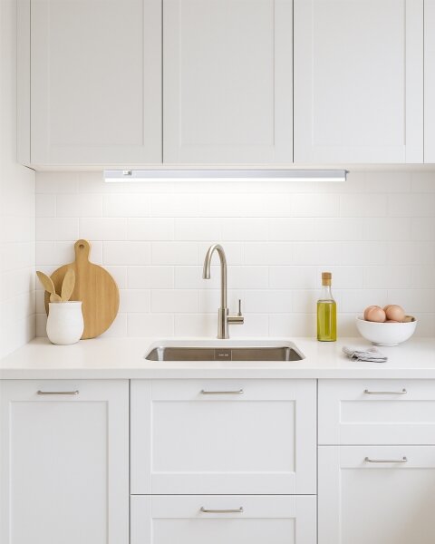 LED осветително тяло за монтаж под шкаф TUBE LED/9W/230V 60 см бяло
