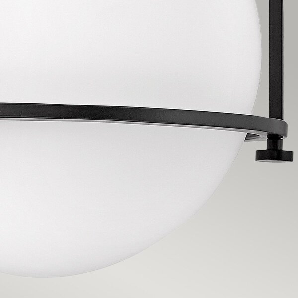 Quintiesse QN-SOMERSET-F-O-BK - Плафон SOMERSET 1xE27/60W/230V, черен