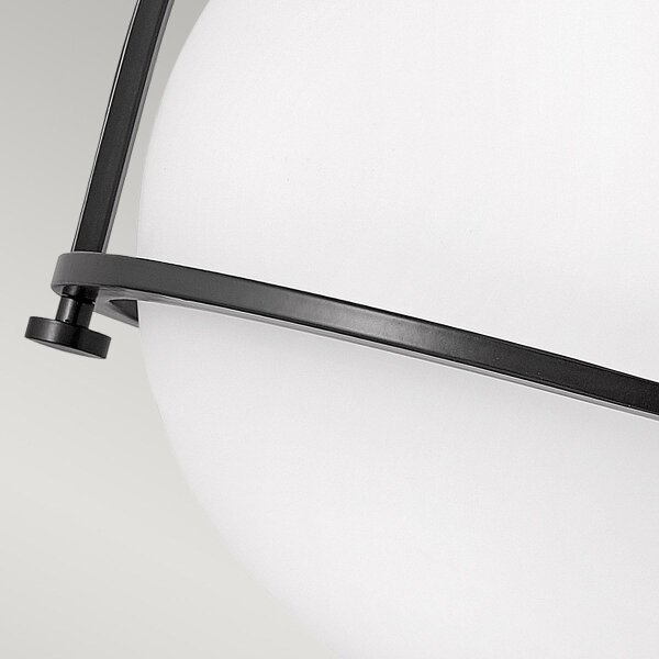 Quintiesse QN-SOMERSET-F-O-BK - Плафон SOMERSET 1xE27/60W/230V, черен