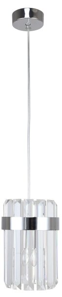 Vисяща лампа на кабел VETRO 1xE14/10W/230V, лъскав хром