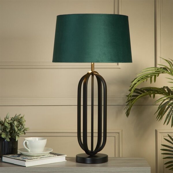 Searchlight EU91101EM - Настолна лампа CHIC 1xE27/60W/230V зелена