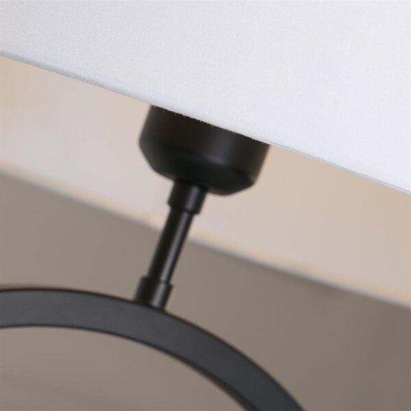 Searchlight EU93101WH - Настолна лампа ELEGANT 1xE27/60W/230V бяла