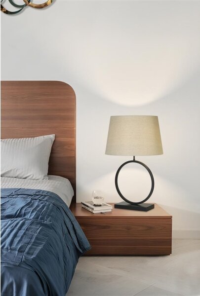 Searchlight EU93101NA - Настолна лампа ELEGANT 1xE27/60W/230V кремава