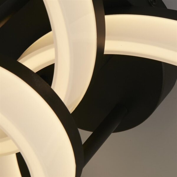 Searchlight 62793BK - Димируемо таванно LED осветително тяло TRIPLE LED/25W/230V