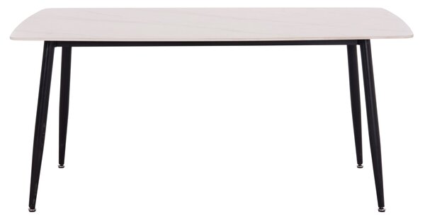 Маса RAVEN с вид на бял мрамор 160x80x74см