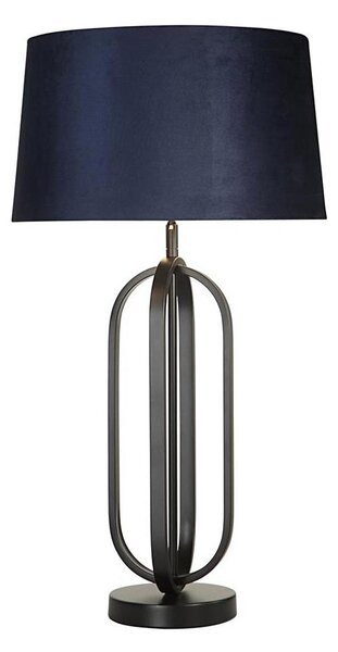 Searchlight EU91101AZ - Настолна лампа CHIC 1xE27/60W/230V синя