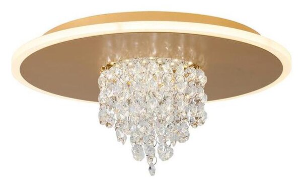 Searchlight 21126-32GO - LED димируемо таванно осветително тяло DELUGE 20W/230V Ø 31,5 см златно