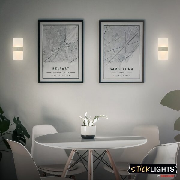 Briloner 3888012 - LED презареждаема стенна лампа със сензор AURA LED/2,5W/5V 1800 mAh матова