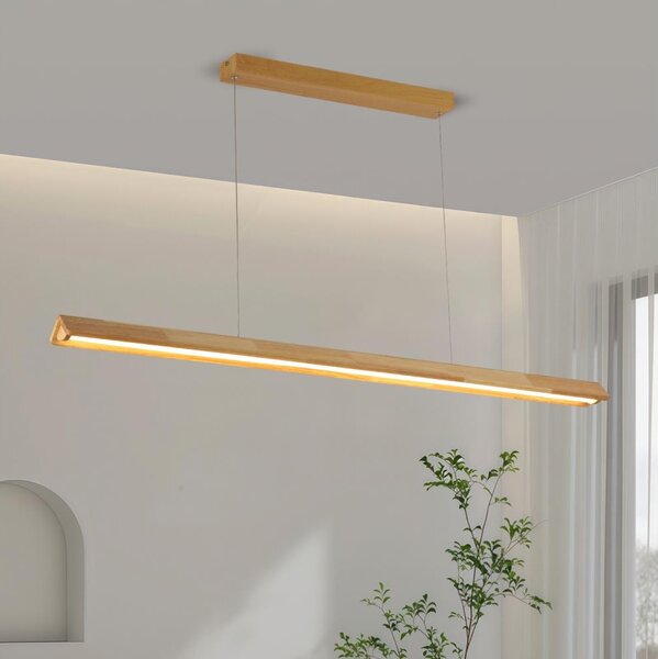 Brilagi - LED полилей на кабел UMEA WOOD LED/30W/230V 120 cm дърво