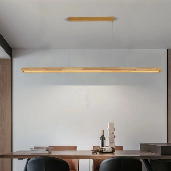 Brilagi - LED полилей на кабел UMEA WOOD LED/40W/230V 150 cm дърво