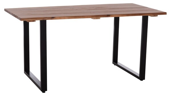 Трапезна маса FRIGGO акациево дърво дебелина на повърхността 2.6cm- 160x80x76h