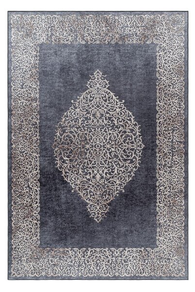 Антрацит килим подходящ за пране 80x150 cm Fiesta – Ayyildiz Carpets