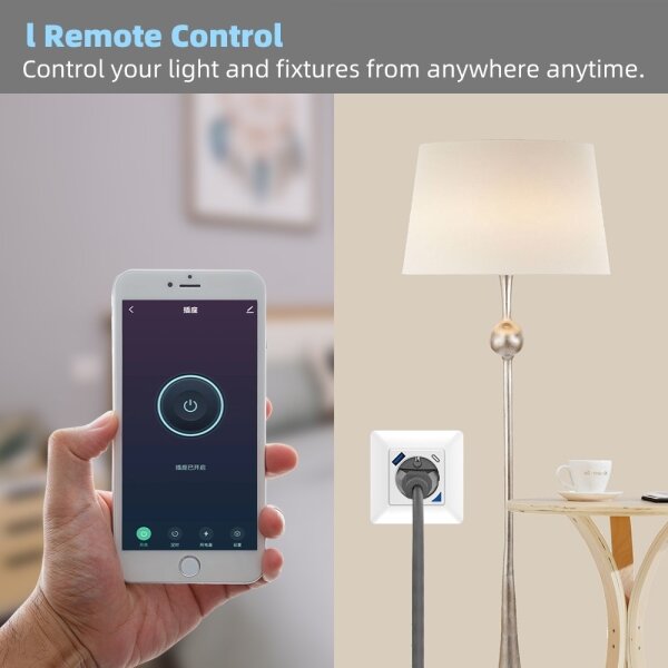 Immax NEO 07801L - Умен контакт 16A/230V + USB-A + USB-C Tuya SCHUKO