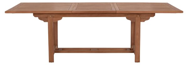 Разтегателна маса CRANDER натурално тиково дърво 180-240x100x76см