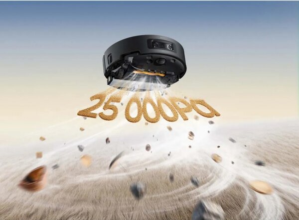 Прахосмукачка робот Dreame Aqua 10 Ultra Track RLR81CE-BK, 25000 Pa, 200 мин, 3.5/4 л, Сухо/мокро, AI камери, VersaLift DToF, Автоматично почистване на моп при 100°C, Черен