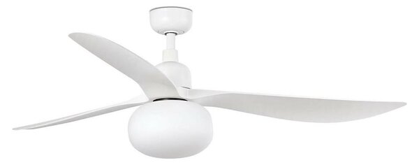FARO 34363WT-11L - таванен вентилатор OUTWOOD L, 1x E27/15W/230V, бял, Ø150 см, WT, IP44 + ДУ
