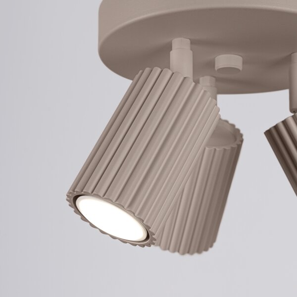 Brilagi - LED точково осветително тяло CRESTO 3xGU10/10W/230V таупе