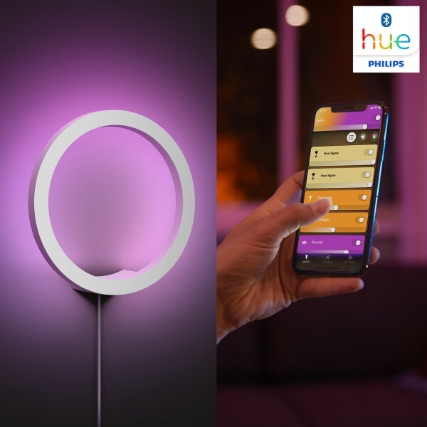 Philips 40901/31/P9-LED RGBW Димируем аплик Hue SANA LED/20W/230V