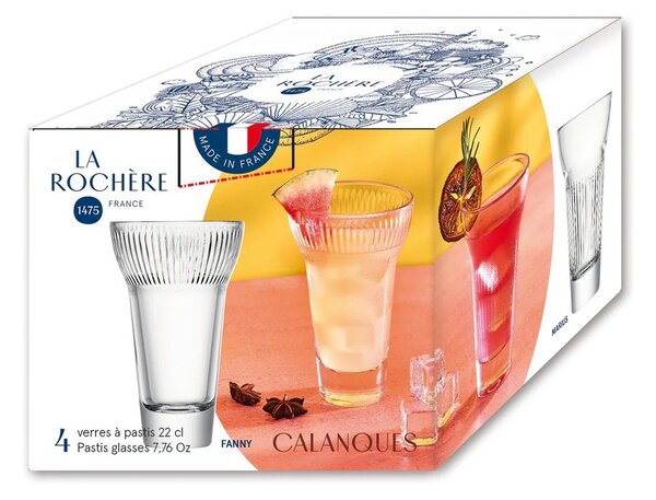 Чаши в комплект 4 бр. за шотове 220 ml Mix – La Rochére