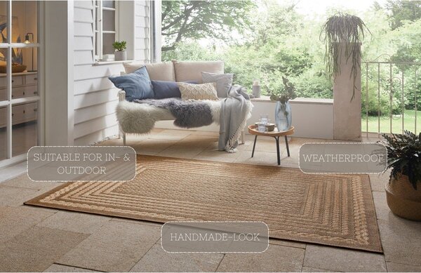 Кафяв килим за открито и закрито 120x170 cm Limonero – Hanse Home