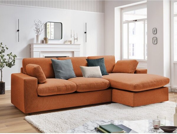 Оранжев ъглов диван Belair – Bobochic Paris