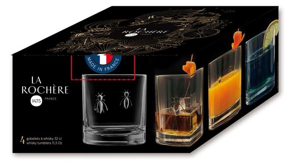 Стъклена чаша за уиски 320 ml Abeille – La Rochére