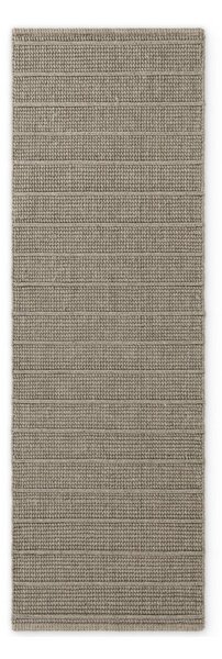 Сива ръчно изработена вълнена пътека 80x250 cm Camden Parker – Ted Baker