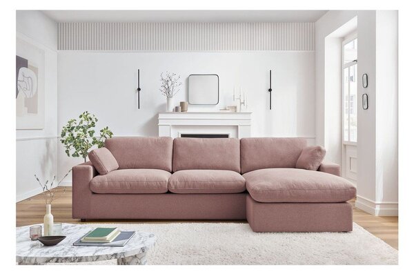 Розов ъглов диван Belair – Bobochic Paris