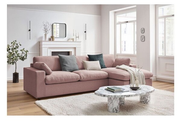 Розов ъглов диван Belair – Bobochic Paris