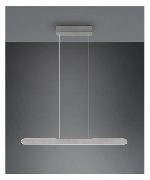 Светлосиво LED осветително тяло за окачване Helios - Trio