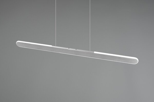 Светлосиво LED осветително тяло за окачване Helios - Trio