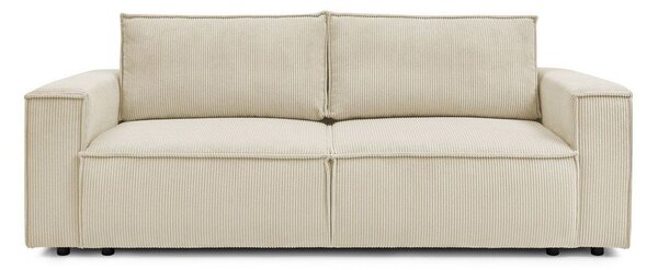 Бежов диван от велур 245 cm Nihad - Bobochic Paris