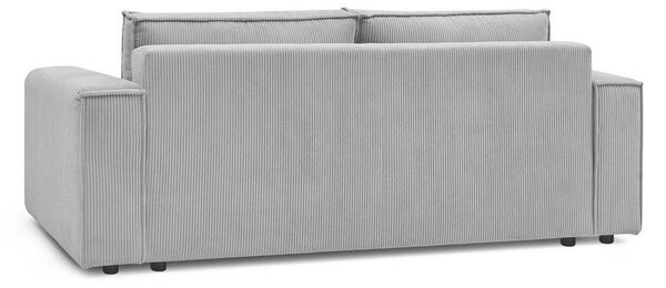 Светлосив диван от велур 245 cm Nihad - Bobochic Paris
