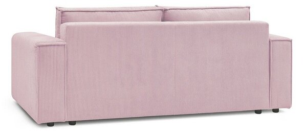 Светлорозов диван от велур 245 cm Nihad - Bobochic Paris
