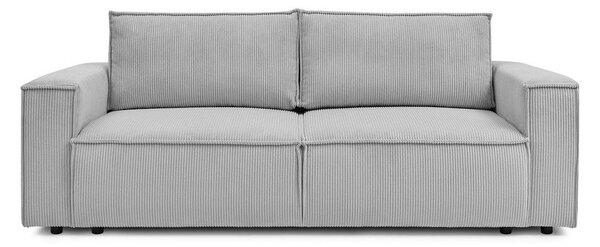 Светлосив диван от велур 245 cm Nihad - Bobochic Paris