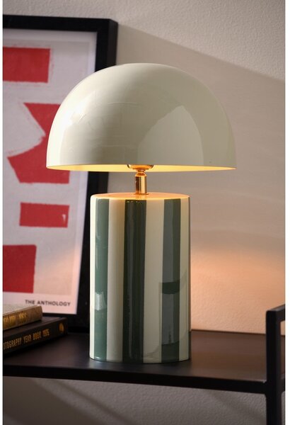 Зелена метална настолна лампа (височина 34 cm) Rayado – Leitmotiv