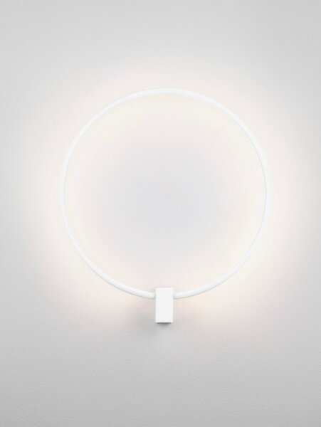 Алуминиева LED затъмняваща се стенна лампа в матово бял цвят Cercio – Nova Luce