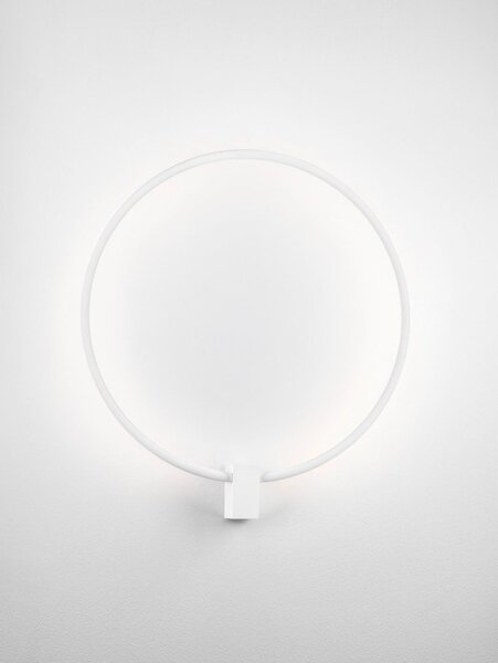 Алуминиева LED затъмняваща се стенна лампа в матово бял цвят Cercio – Nova Luce