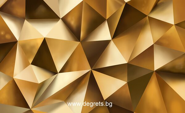 Фототапет Абстракция злато 3D L