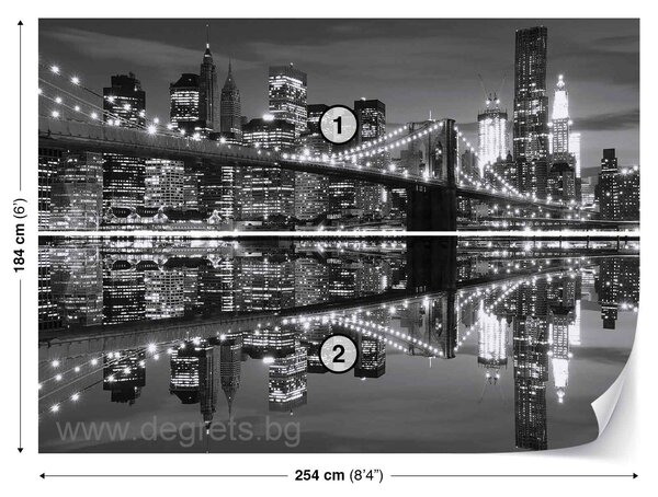 Фототапет Бруклински мост 2 L
