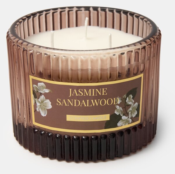 Sinsay - Ароматна свещ Jasmine Sandalwood - кaфяв