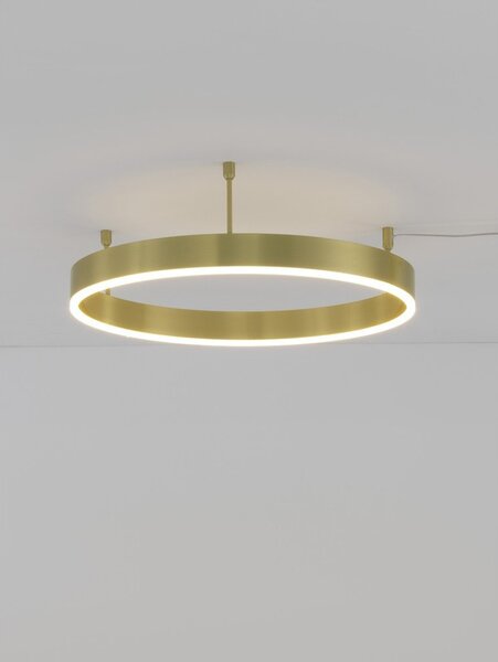 Алуминиево LED затъмняващо се осветително тяло за таван в месингов цвят Motif – Nova Luce